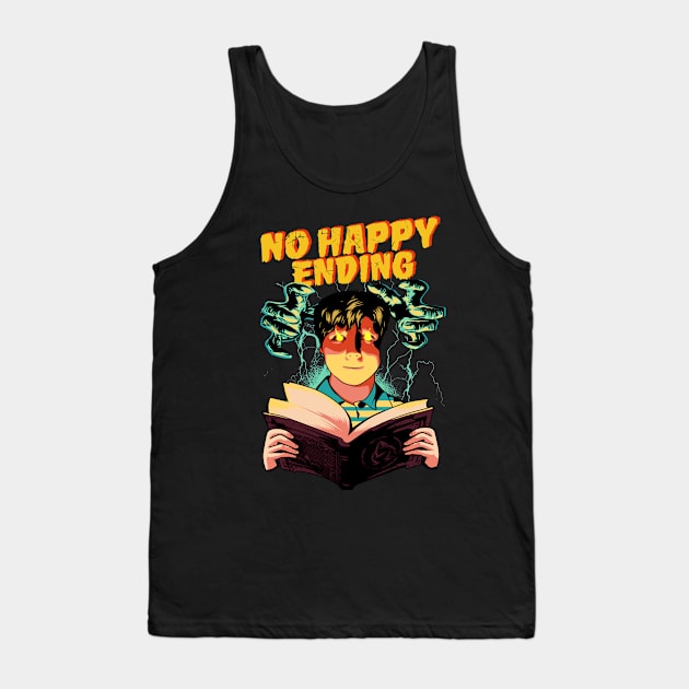 Halloween Scary Stories Tank Top by Heymoonly